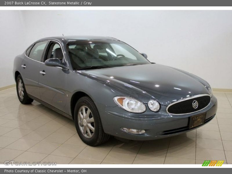 Slatestone Metallic / Gray 2007 Buick LaCrosse CX