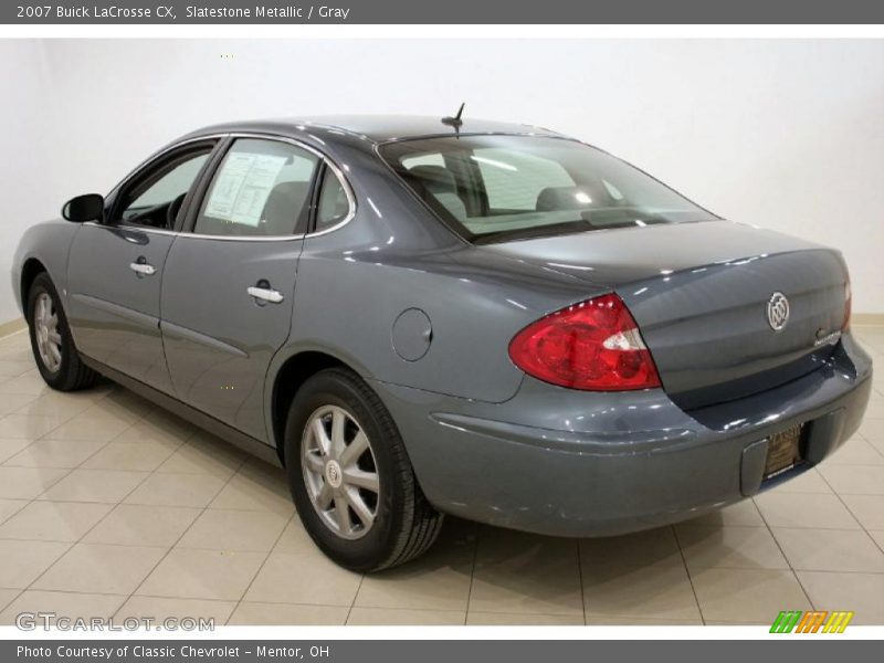 Slatestone Metallic / Gray 2007 Buick LaCrosse CX