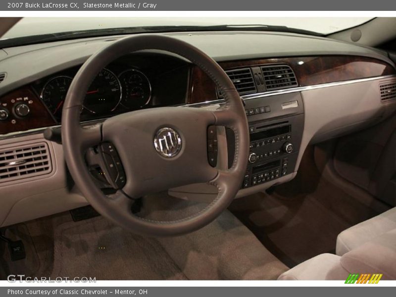 Slatestone Metallic / Gray 2007 Buick LaCrosse CX