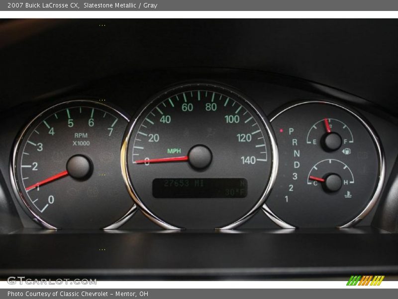 Slatestone Metallic / Gray 2007 Buick LaCrosse CX