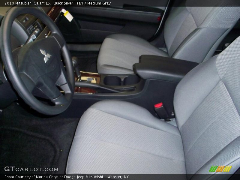 Quick Silver Pearl / Medium Gray 2010 Mitsubishi Galant ES
