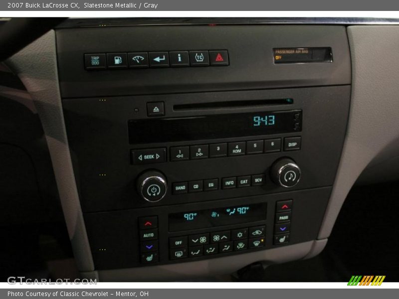 Slatestone Metallic / Gray 2007 Buick LaCrosse CX