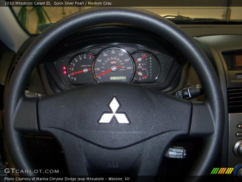 Quick Silver Pearl / Medium Gray 2010 Mitsubishi Galant ES