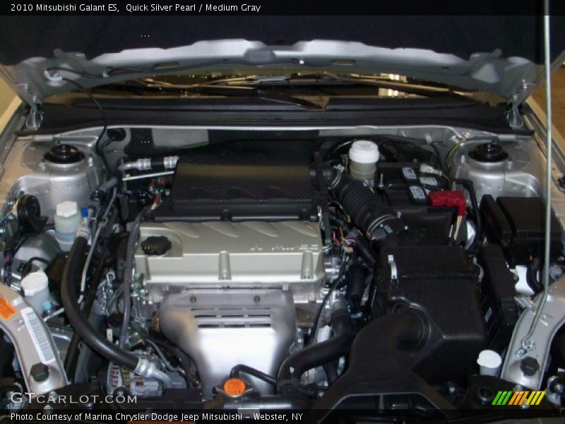 Quick Silver Pearl / Medium Gray 2010 Mitsubishi Galant ES