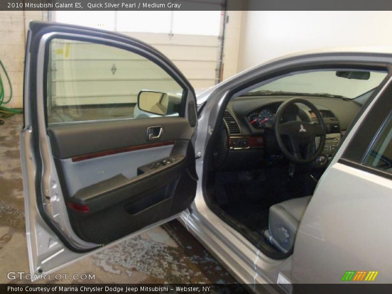 Quick Silver Pearl / Medium Gray 2010 Mitsubishi Galant ES