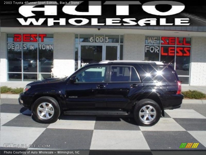 Black / Stone 2003 Toyota 4Runner Sport Edition