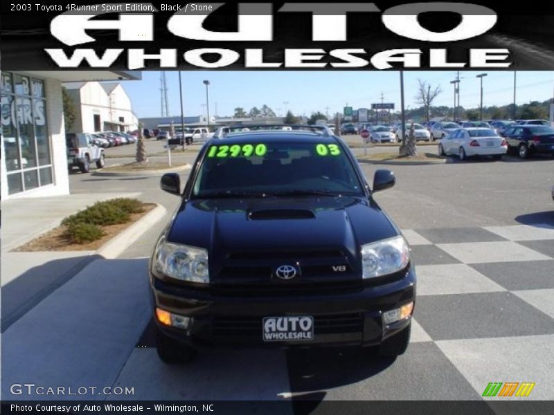 Black / Stone 2003 Toyota 4Runner Sport Edition