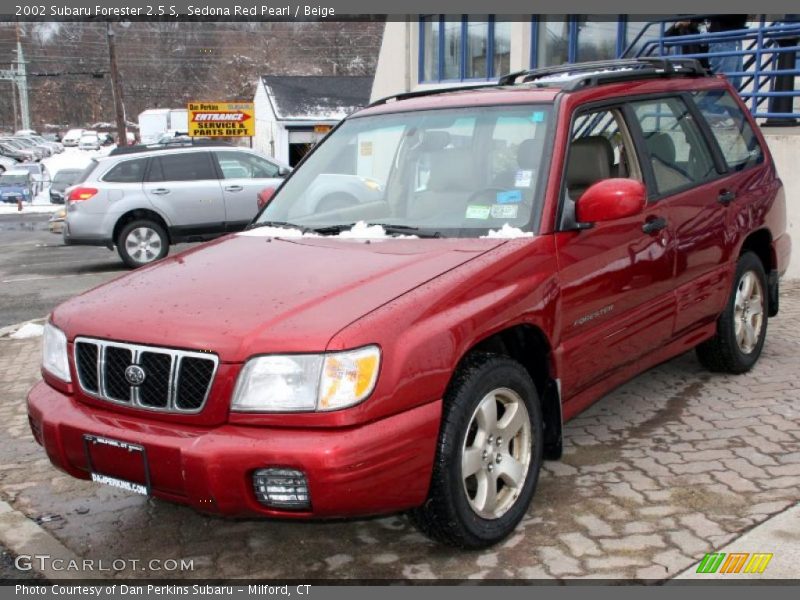 Sedona Red Pearl / Beige 2002 Subaru Forester 2.5 S