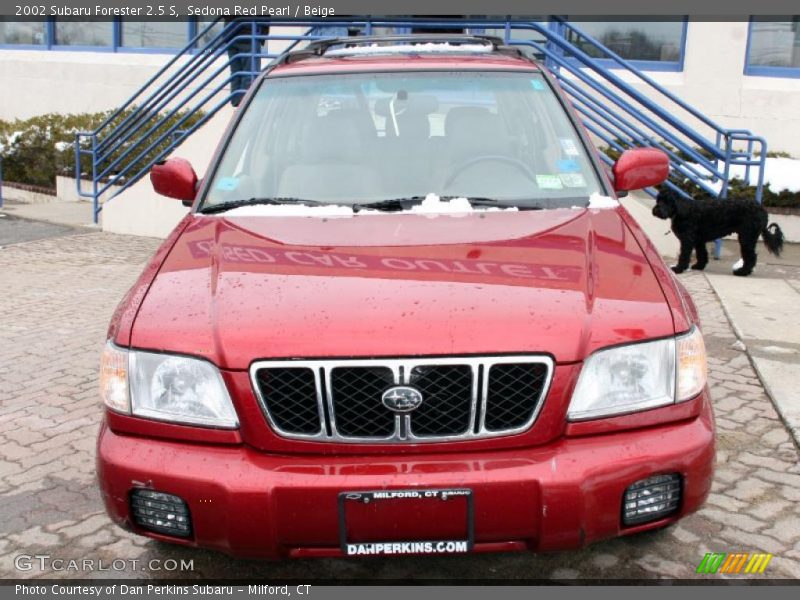 Sedona Red Pearl / Beige 2002 Subaru Forester 2.5 S