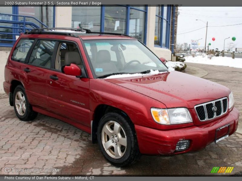 Sedona Red Pearl / Beige 2002 Subaru Forester 2.5 S
