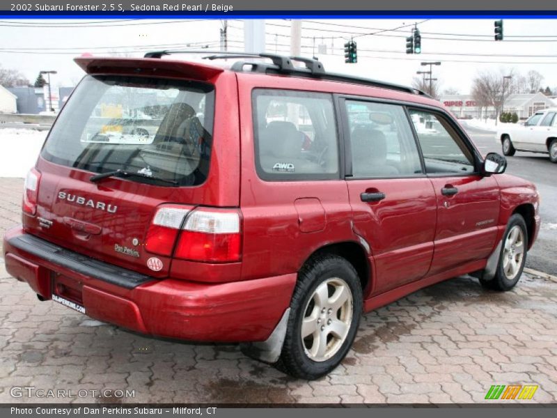Sedona Red Pearl / Beige 2002 Subaru Forester 2.5 S