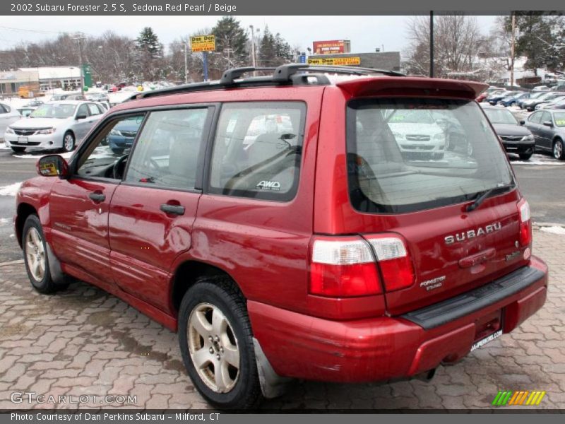 Sedona Red Pearl / Beige 2002 Subaru Forester 2.5 S