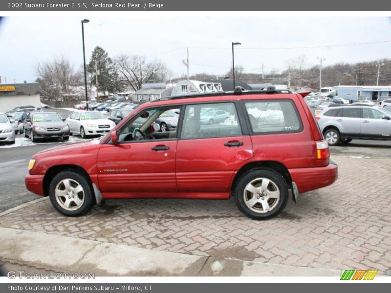 Sedona Red Pearl / Beige 2002 Subaru Forester 2.5 S