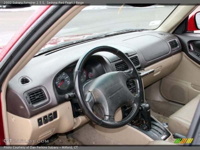 Sedona Red Pearl / Beige 2002 Subaru Forester 2.5 S