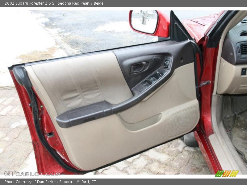 Sedona Red Pearl / Beige 2002 Subaru Forester 2.5 S