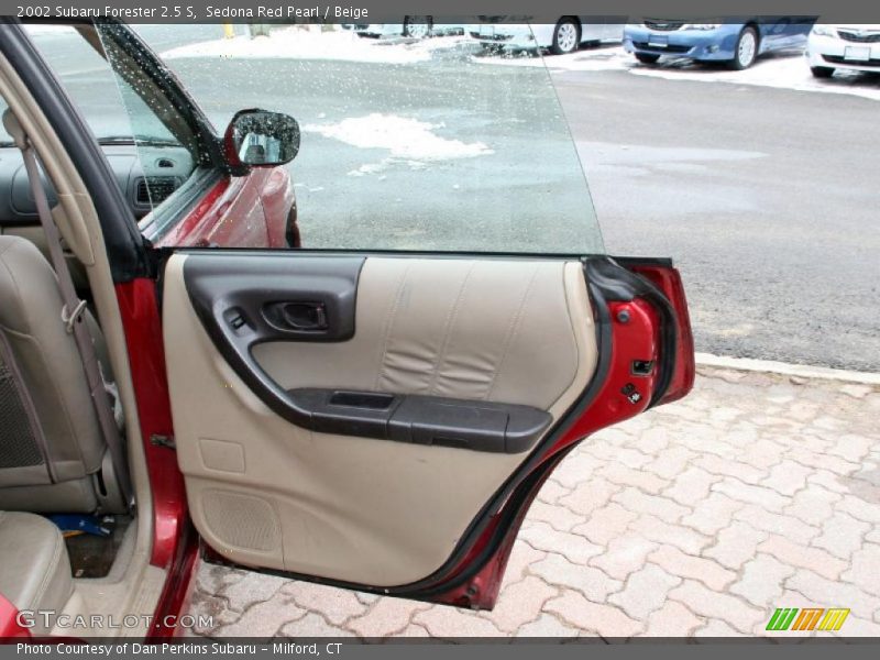 Sedona Red Pearl / Beige 2002 Subaru Forester 2.5 S