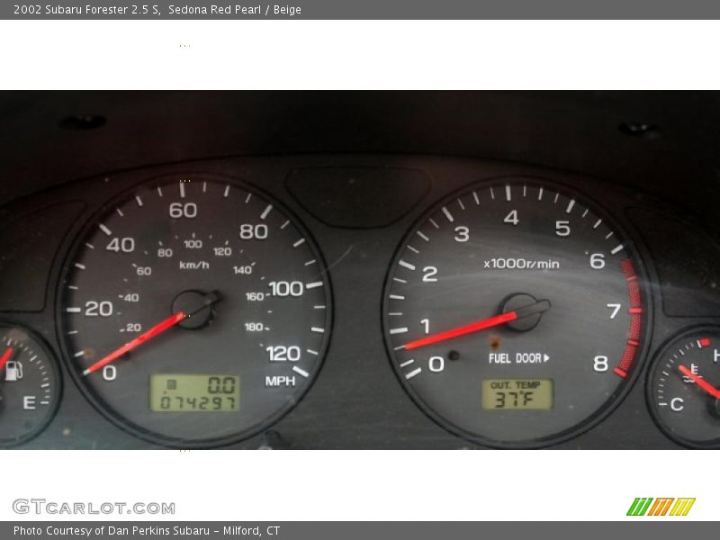 Sedona Red Pearl / Beige 2002 Subaru Forester 2.5 S