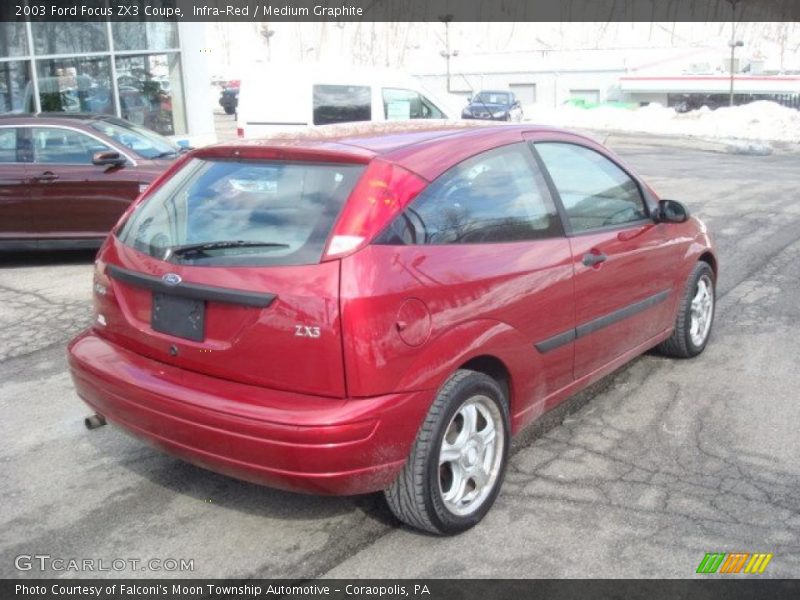Infra-Red / Medium Graphite 2003 Ford Focus ZX3 Coupe