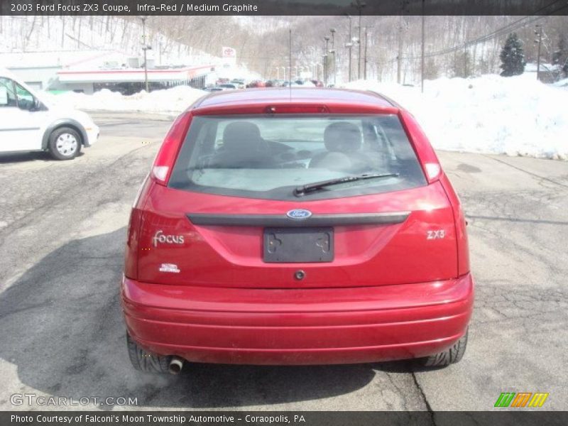 Infra-Red / Medium Graphite 2003 Ford Focus ZX3 Coupe