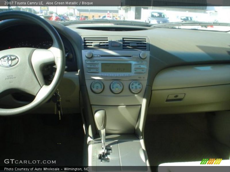 Aloe Green Metallic / Bisque 2007 Toyota Camry LE