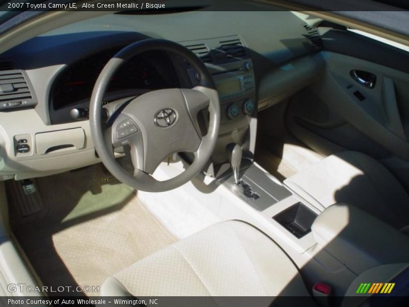 Aloe Green Metallic / Bisque 2007 Toyota Camry LE