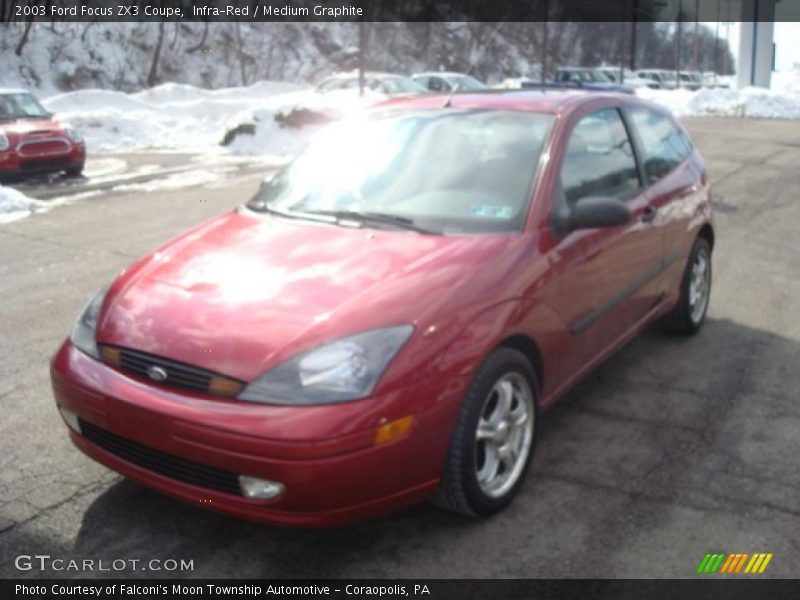 Infra-Red / Medium Graphite 2003 Ford Focus ZX3 Coupe