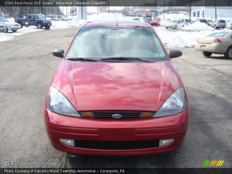 Infra-Red / Medium Graphite 2003 Ford Focus ZX3 Coupe