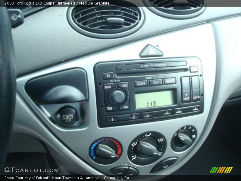 Infra-Red / Medium Graphite 2003 Ford Focus ZX3 Coupe