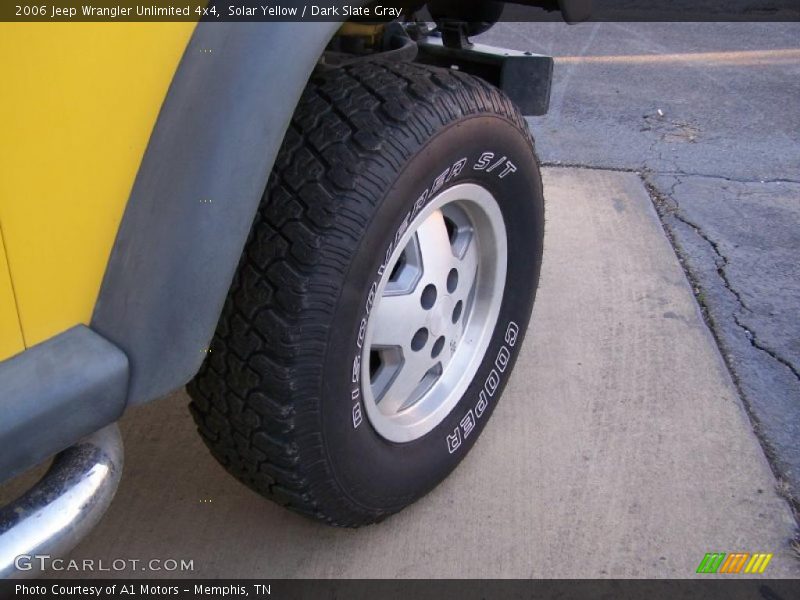 Solar Yellow / Dark Slate Gray 2006 Jeep Wrangler Unlimited 4x4