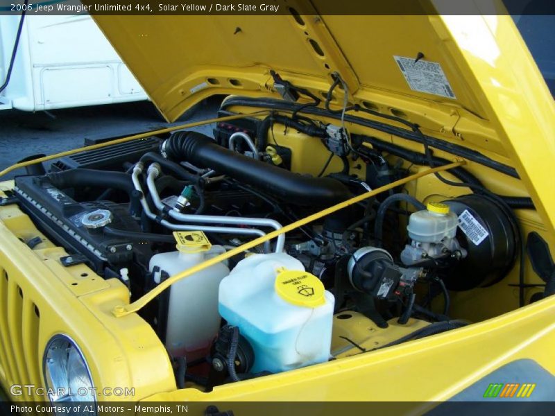 Solar Yellow / Dark Slate Gray 2006 Jeep Wrangler Unlimited 4x4