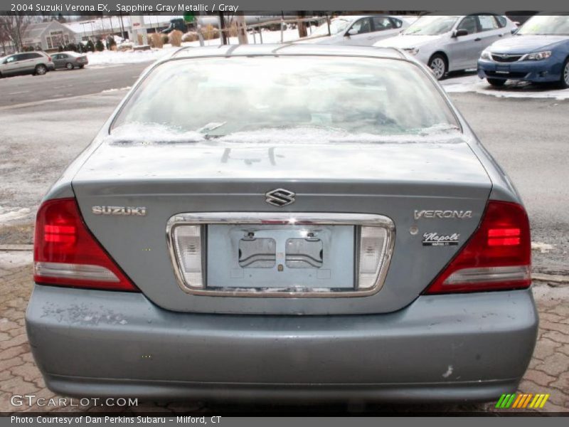 Sapphire Gray Metallic / Gray 2004 Suzuki Verona EX