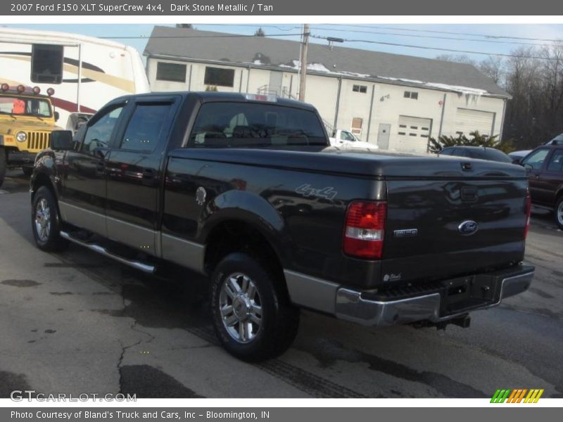 Dark Stone Metallic / Tan 2007 Ford F150 XLT SuperCrew 4x4