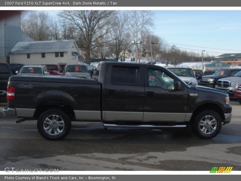 Dark Stone Metallic / Tan 2007 Ford F150 XLT SuperCrew 4x4