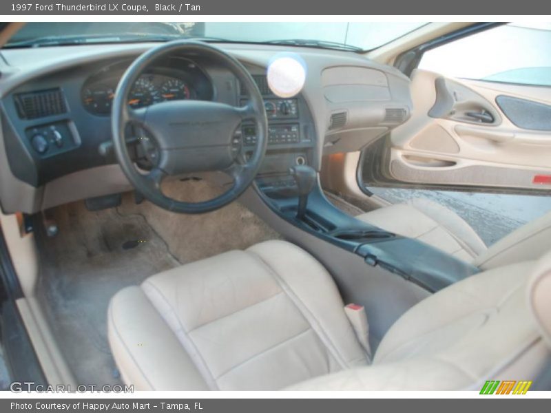Black / Tan 1997 Ford Thunderbird LX Coupe