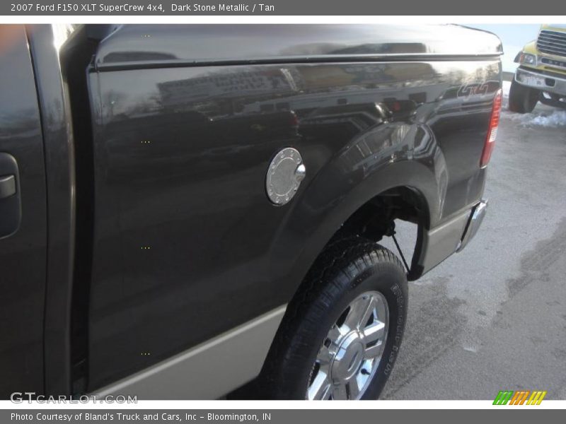 Dark Stone Metallic / Tan 2007 Ford F150 XLT SuperCrew 4x4