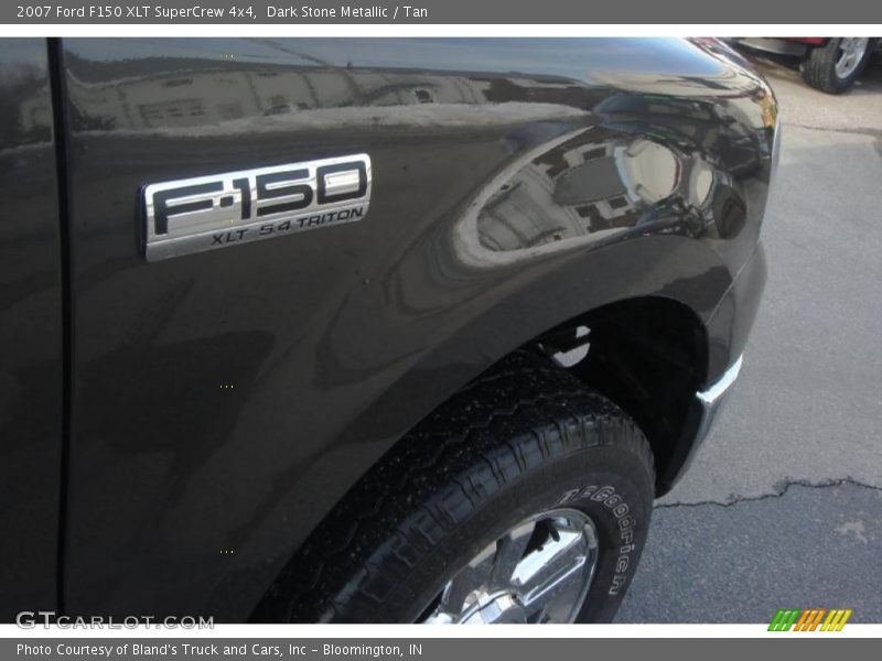 Dark Stone Metallic / Tan 2007 Ford F150 XLT SuperCrew 4x4