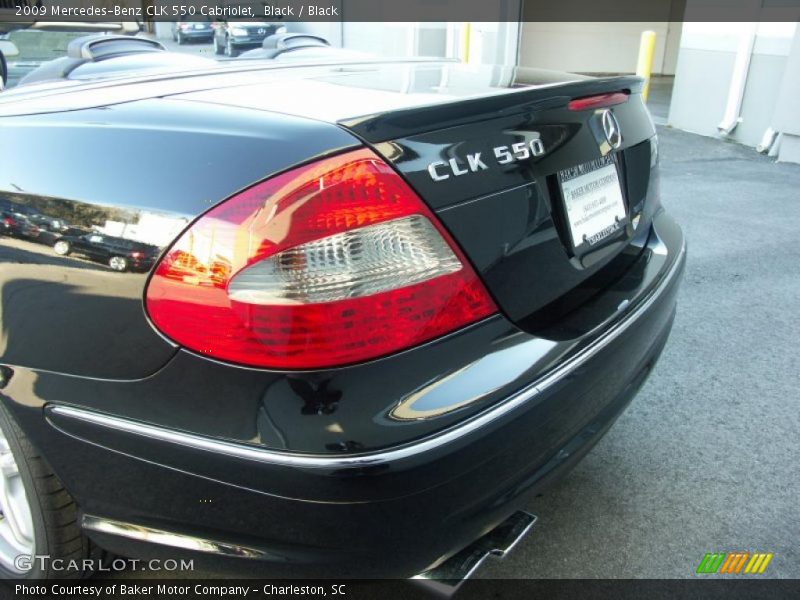 Black / Black 2009 Mercedes-Benz CLK 550 Cabriolet
