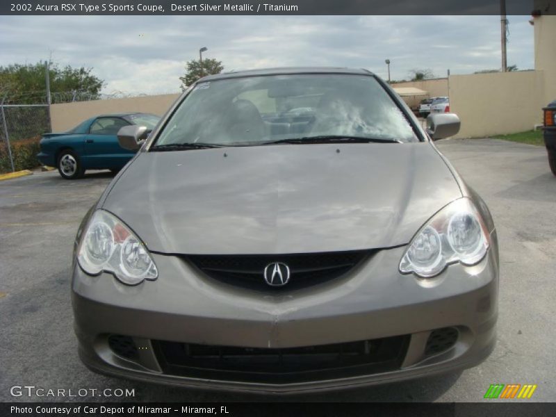 Desert Silver Metallic / Titanium 2002 Acura RSX Type S Sports Coupe