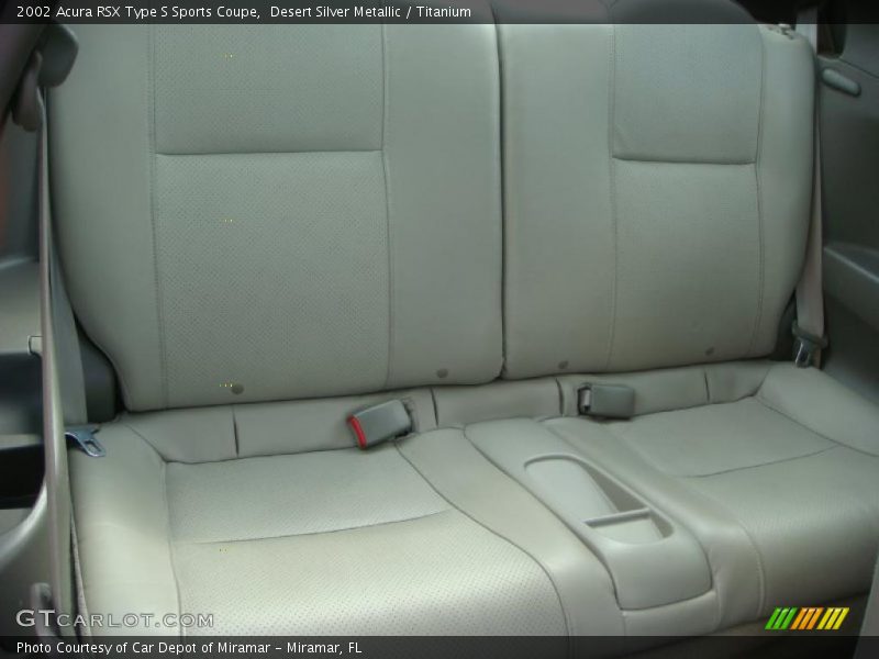 Desert Silver Metallic / Titanium 2002 Acura RSX Type S Sports Coupe