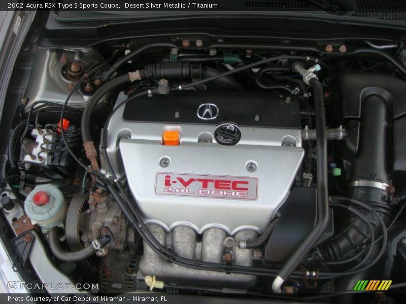 Desert Silver Metallic / Titanium 2002 Acura RSX Type S Sports Coupe