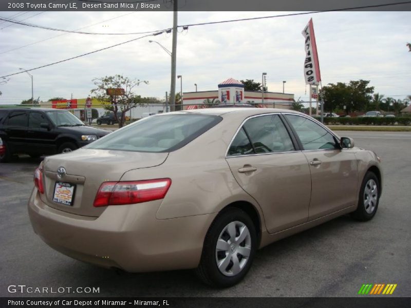 Desert Sand Mica / Bisque 2008 Toyota Camry LE