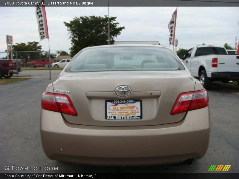 Desert Sand Mica / Bisque 2008 Toyota Camry LE