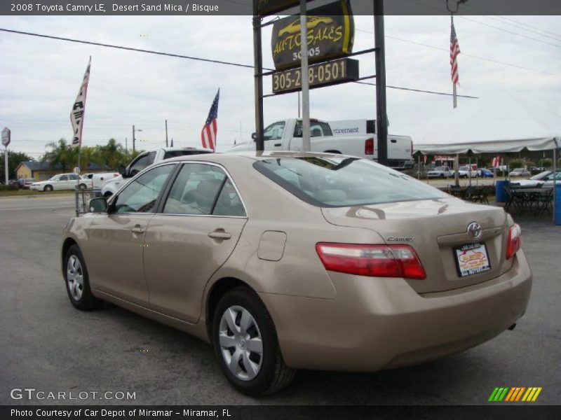 Desert Sand Mica / Bisque 2008 Toyota Camry LE