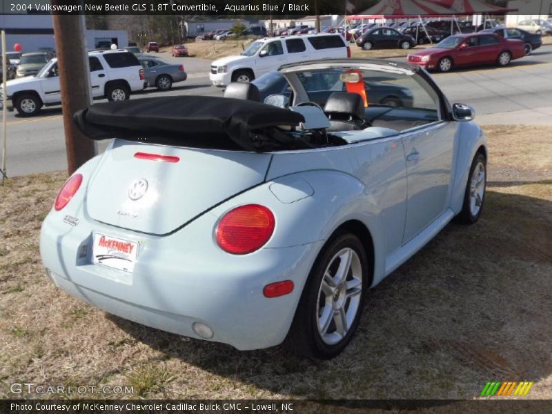 Aquarius Blue / Black 2004 Volkswagen New Beetle GLS 1.8T Convertible