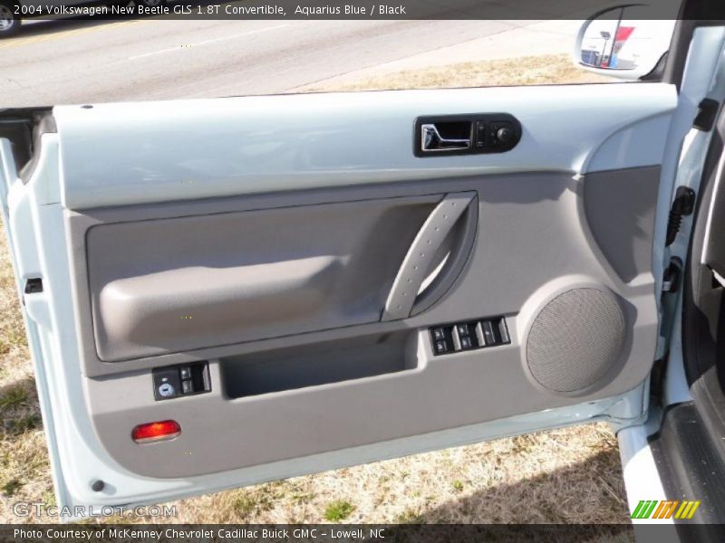 Aquarius Blue / Black 2004 Volkswagen New Beetle GLS 1.8T Convertible