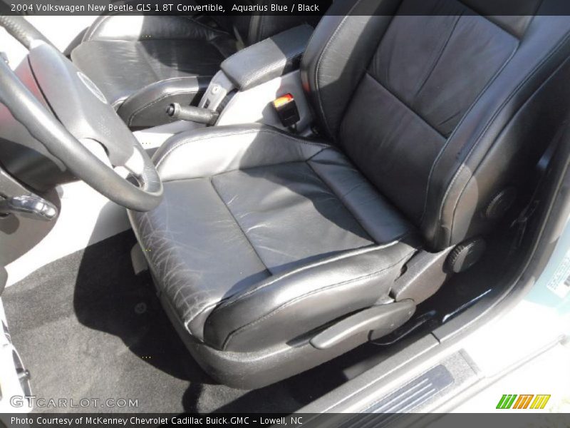 Aquarius Blue / Black 2004 Volkswagen New Beetle GLS 1.8T Convertible