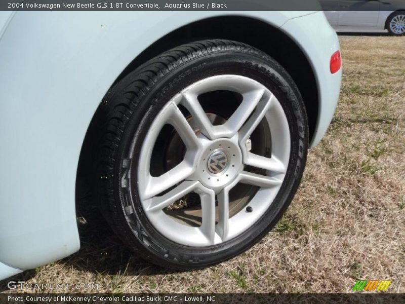 Aquarius Blue / Black 2004 Volkswagen New Beetle GLS 1.8T Convertible