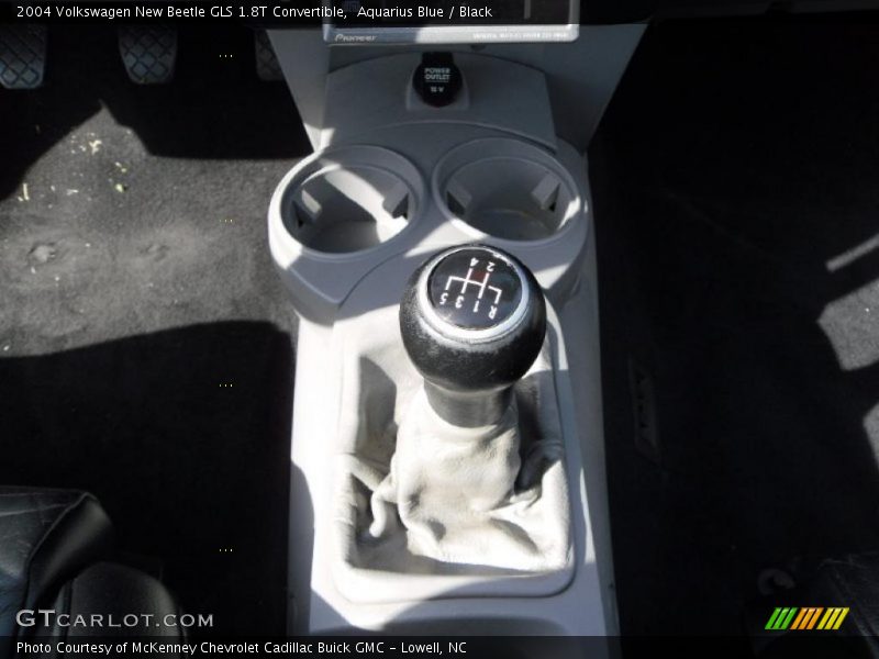 Aquarius Blue / Black 2004 Volkswagen New Beetle GLS 1.8T Convertible