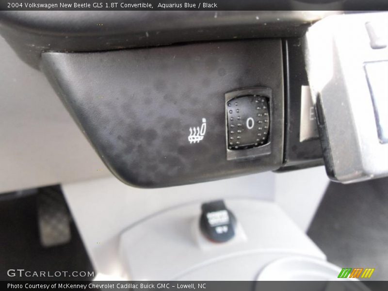 Aquarius Blue / Black 2004 Volkswagen New Beetle GLS 1.8T Convertible