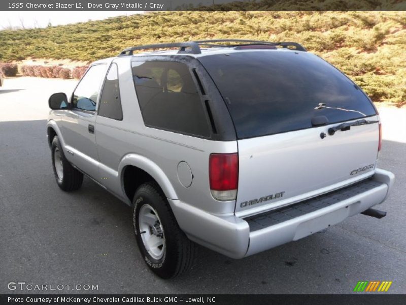 Dove Gray Metallic / Gray 1995 Chevrolet Blazer LS